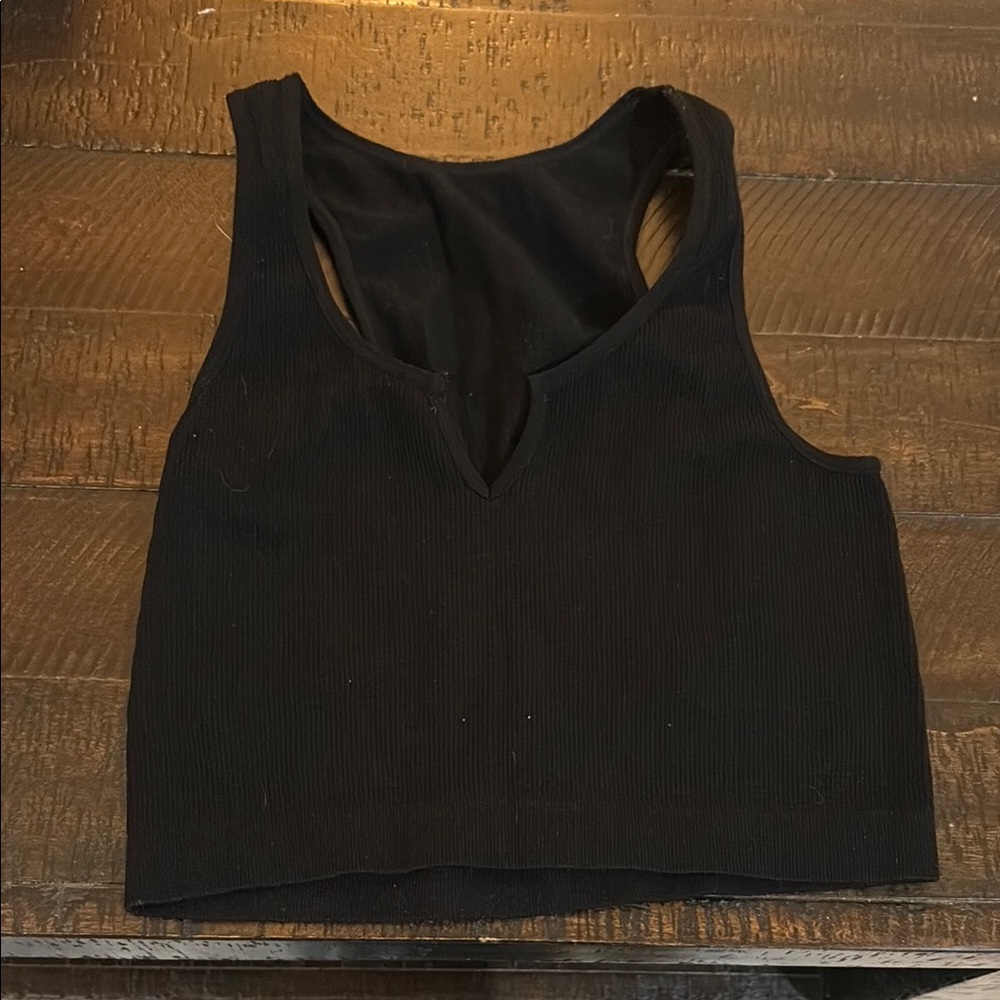 Black Sleeveless Women's Top